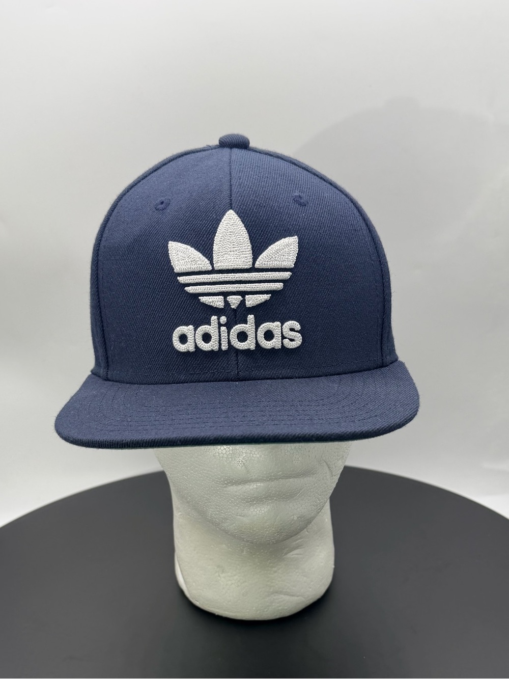 Adidas Trefoil Snapback hat Navy Blue